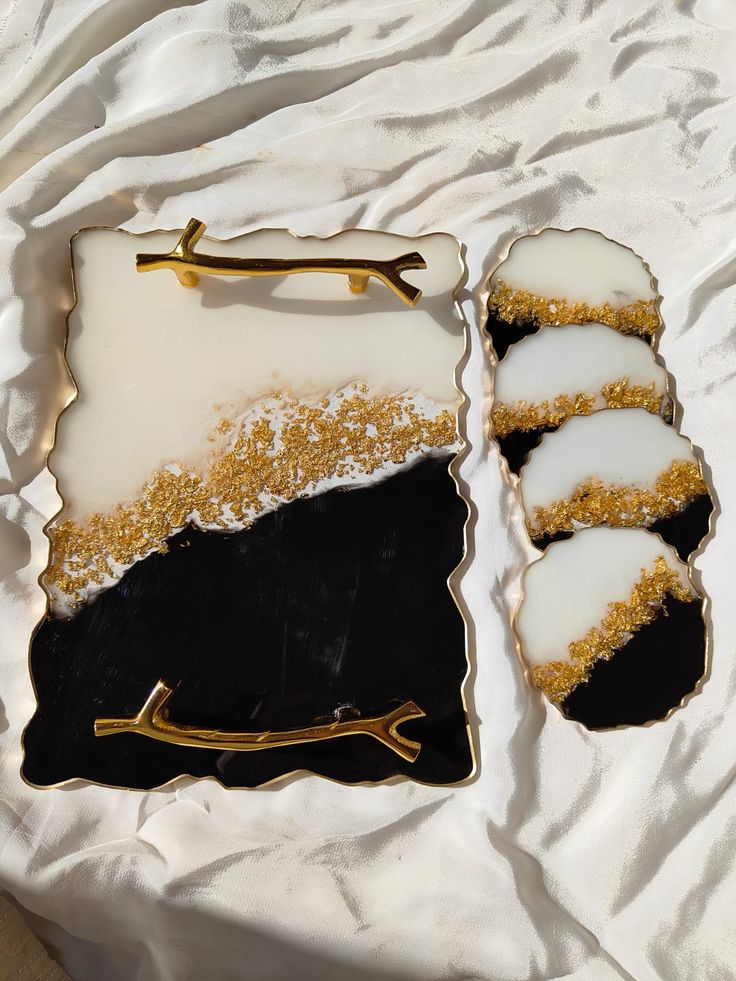 Handmade Resin Trays – Elegant Keepsake for Nikkah, Engagement &amp; Anniversaries