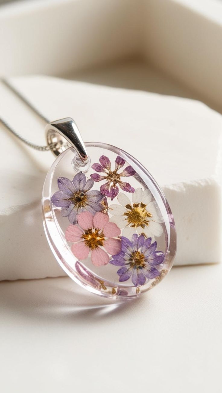 Handmade Resin Necklace – Stylish &amp; Unique Jewelry