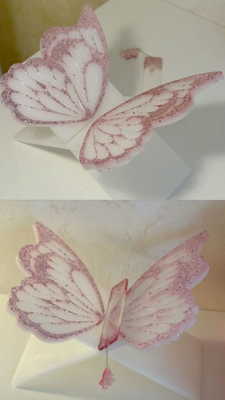 Handmade Butterfly-Shaped Resin Quran Rehal – Elegant &amp; Unique Islamic Decor