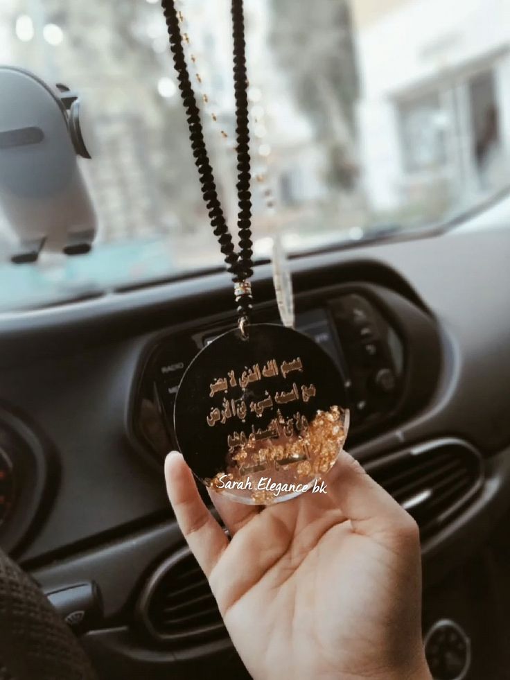 Handmade Resin Car Hanging – Stylish Car Interior Accessory