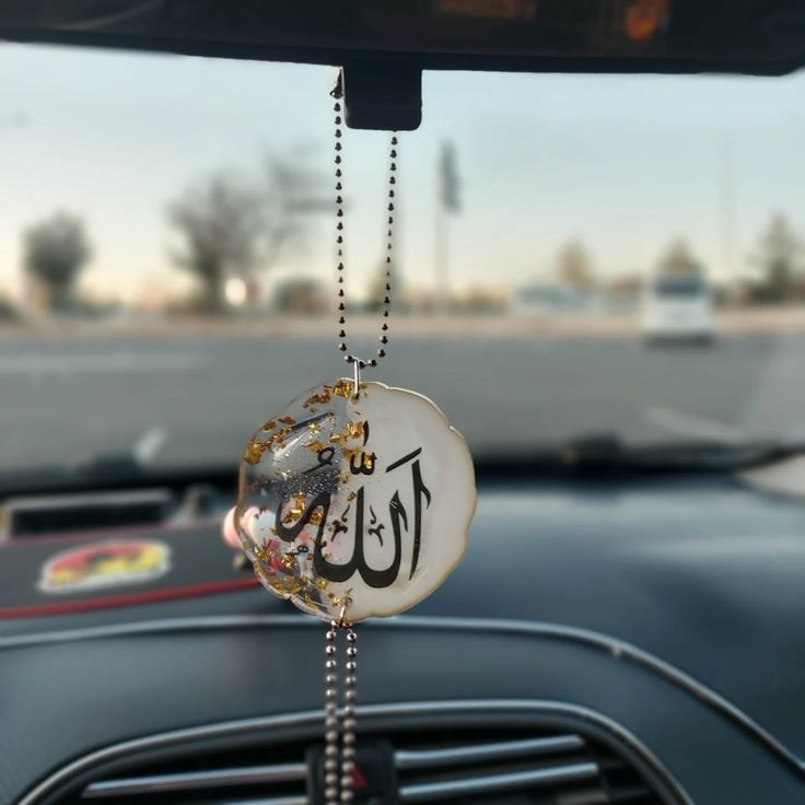 Handmade Resin Car Hanging – Stylish Car Interior Accessory