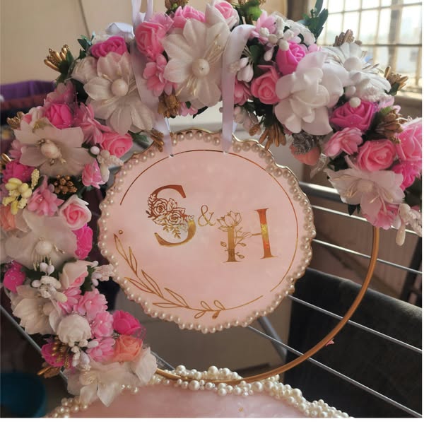 Handmade Resin Trays – Elegant Keepsake for Nikkah, Engagement &amp; Anniversaries