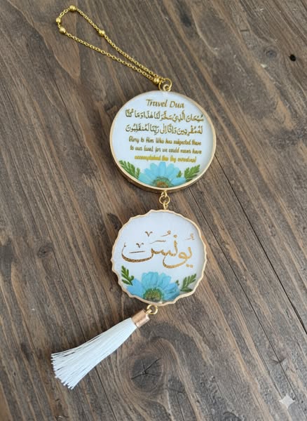 Handmade Resin Car Hanging – Stylish Car Interior Accessory