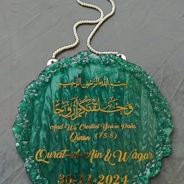 Handmade Resin Car Hanging – Stylish Car Interior Accessory