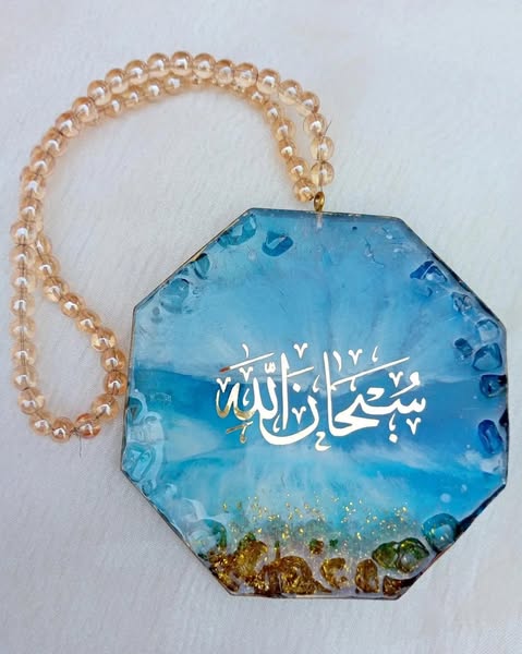 Handmade Resin Car Hanging – Stylish Car Interior Accessory