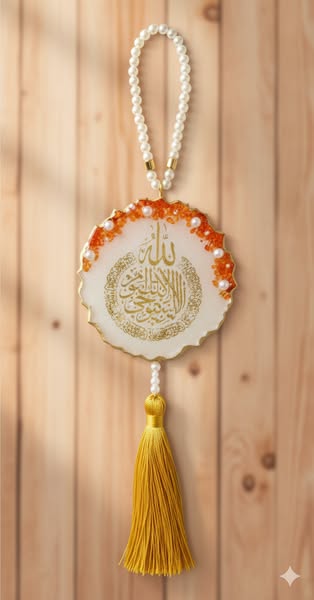 Handmade Resin Car Hanging – Stylish Car Interior Accessory