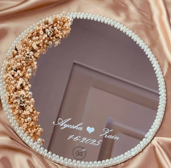 Handmade Resin Trays – Elegant Keepsake for Nikkah, Engagement &amp; Anniversaries