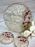 Handmade Resin Trays – Elegant Keepsake for Nikkah, Engagement &amp; Anniversaries