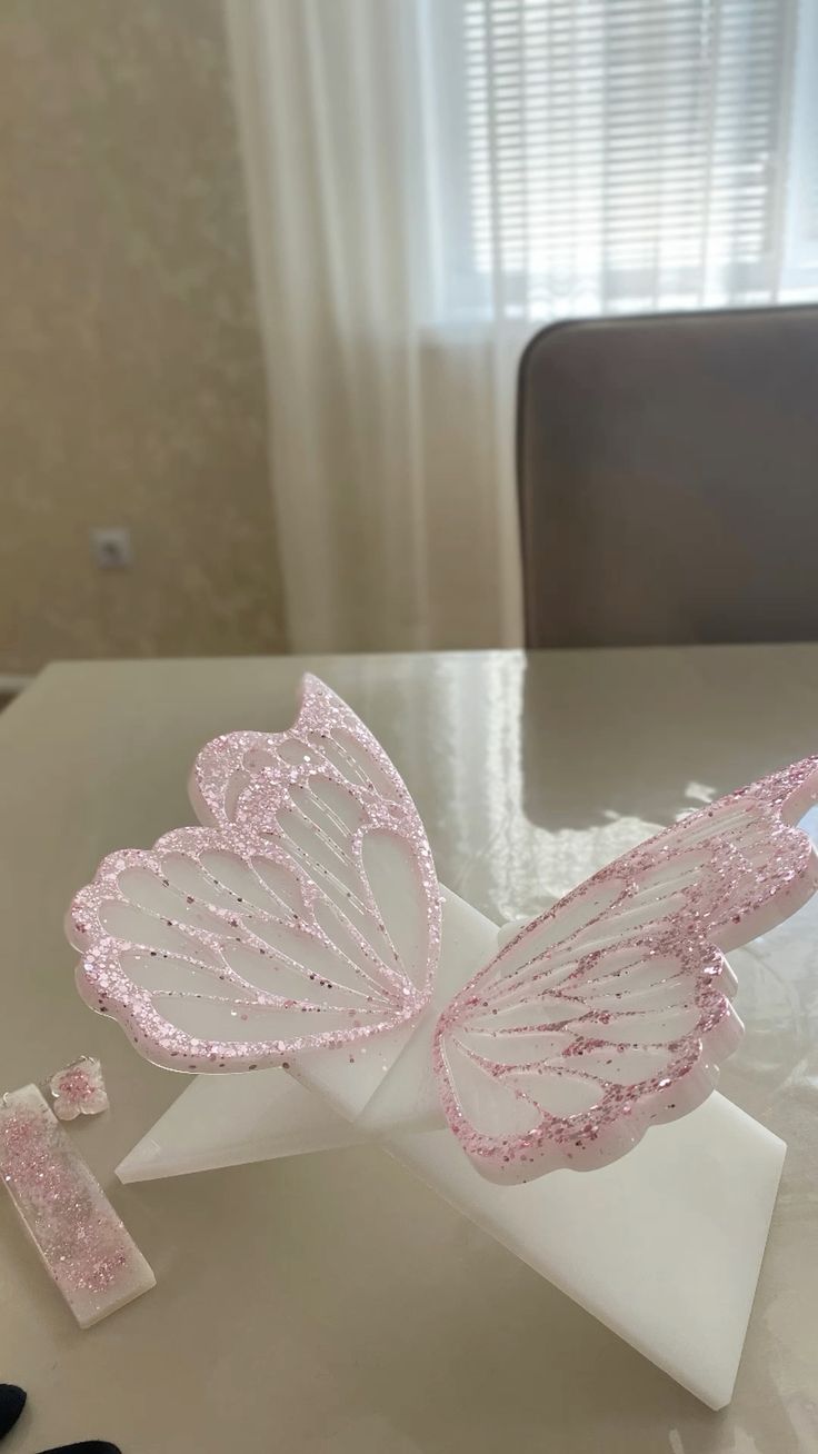 Handmade Butterfly-Shaped Resin Quran Rehal – Elegant &amp; Unique Islamic Decor