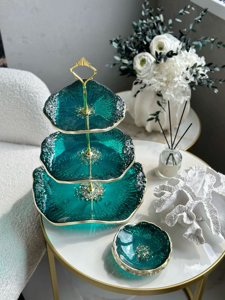 Handmade Resin Trays – Elegant Keepsake for Nikkah, Engagement &amp; Anniversaries