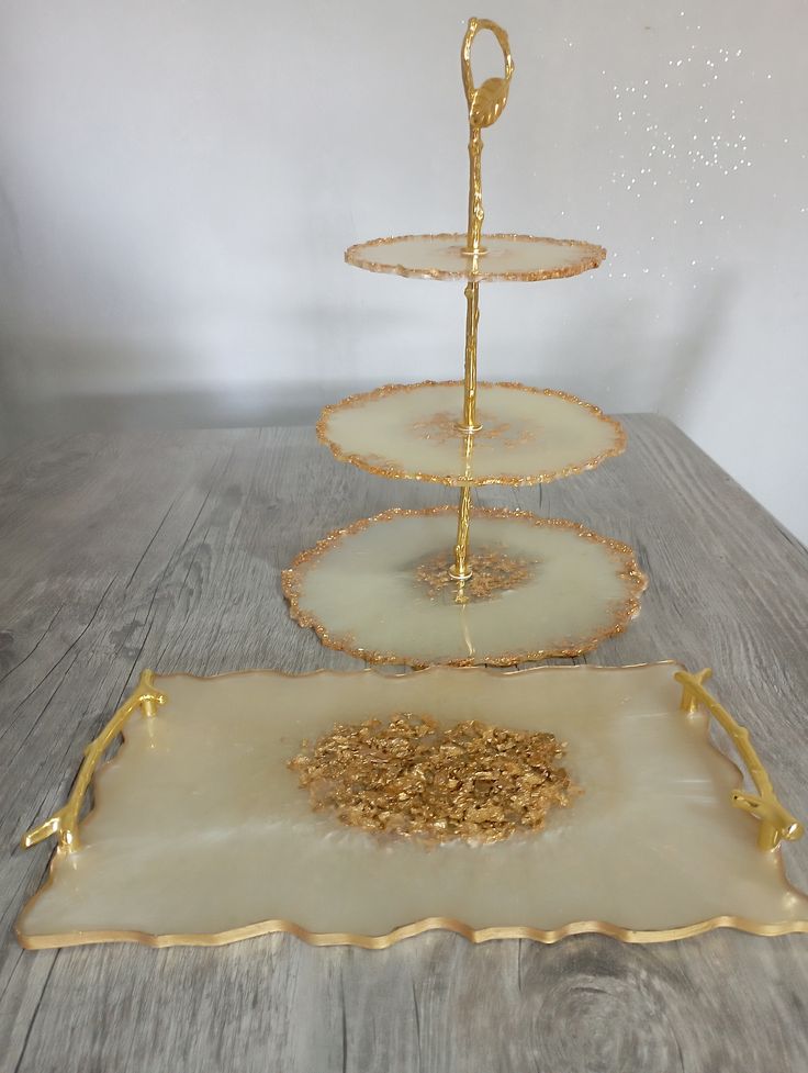 Handmade Resin Trays – Elegant Keepsake for Nikkah, Engagement &amp; Anniversaries