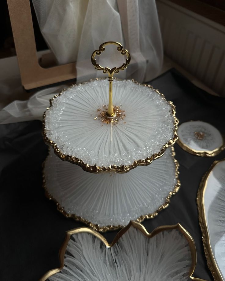 Handmade Resin Cake Holder – Elegant &amp; Unique Dessert Display