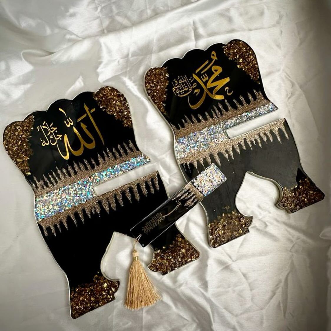 Handmade Resin Quran Rehal – Elegant &amp; Unique Islamic Decor