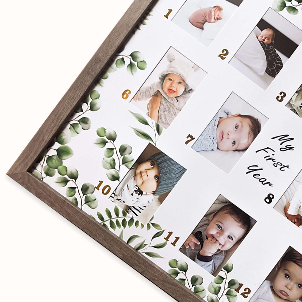 Kids 12-Month Frame – Personalized Baby Memory Frame