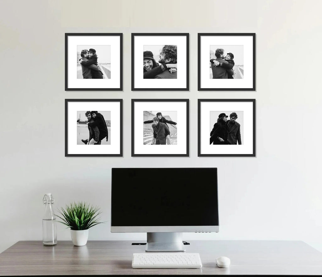 6-Piece Photo Frame Set – A4, Personalized