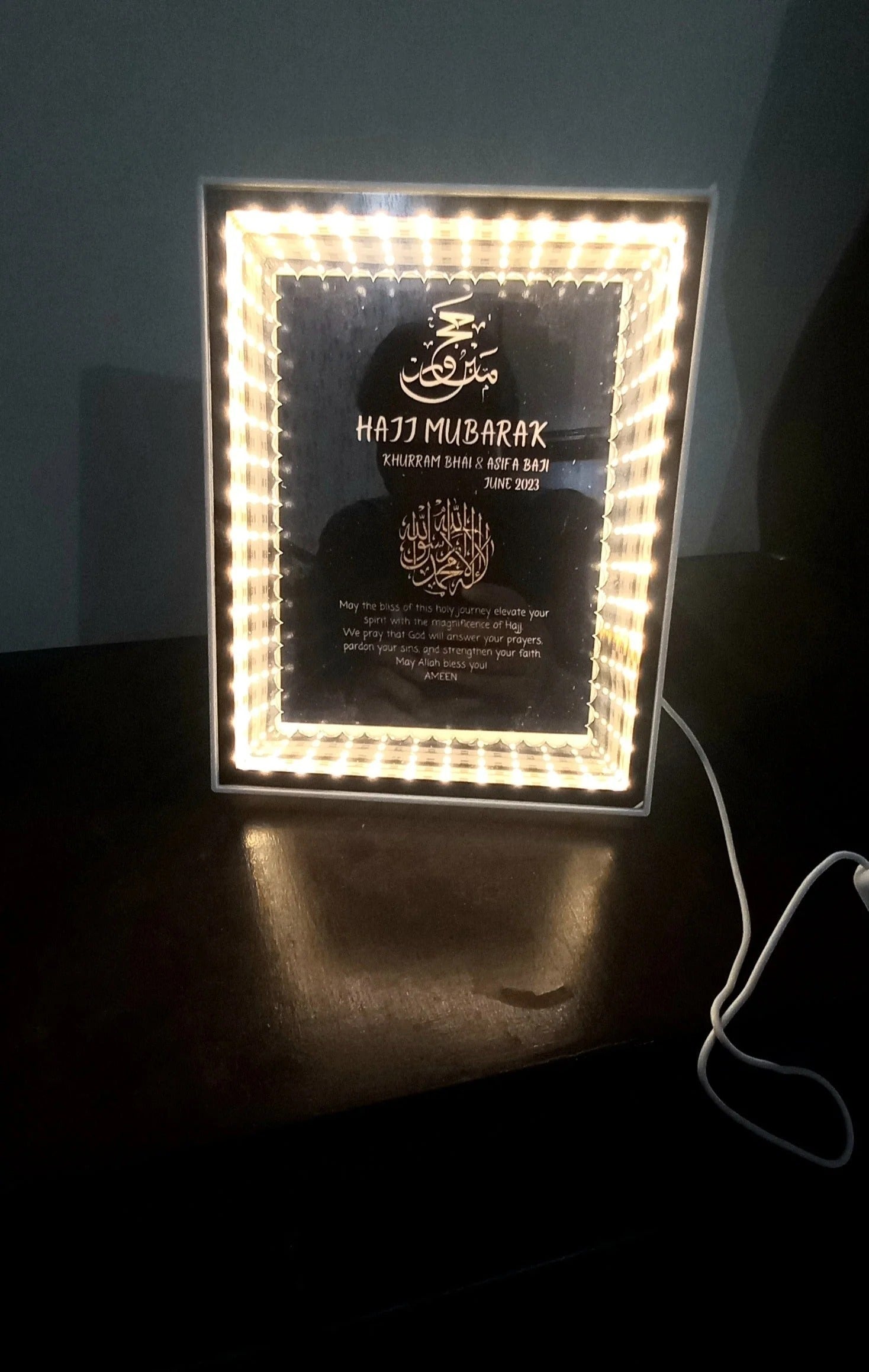 Magic Frame 8x10 – Heart Shape, Personalized