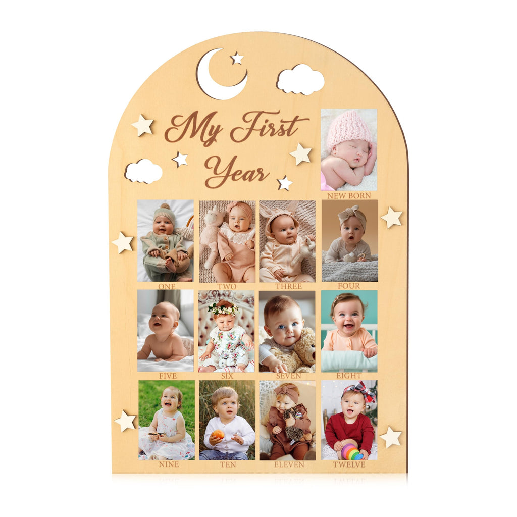 Kids 12-Month Frame – Personalized Baby Memory Frame