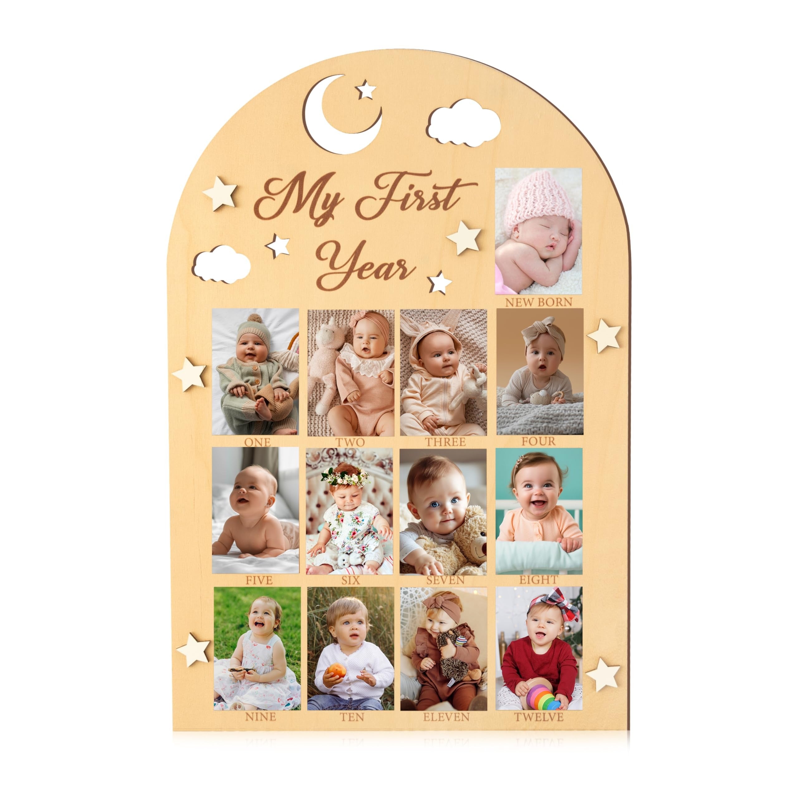 Kids 12-Month Frame – Personalized Baby Memory Frame