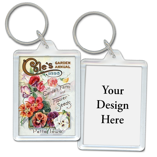 Customizable Plastic Keychain – Personalized