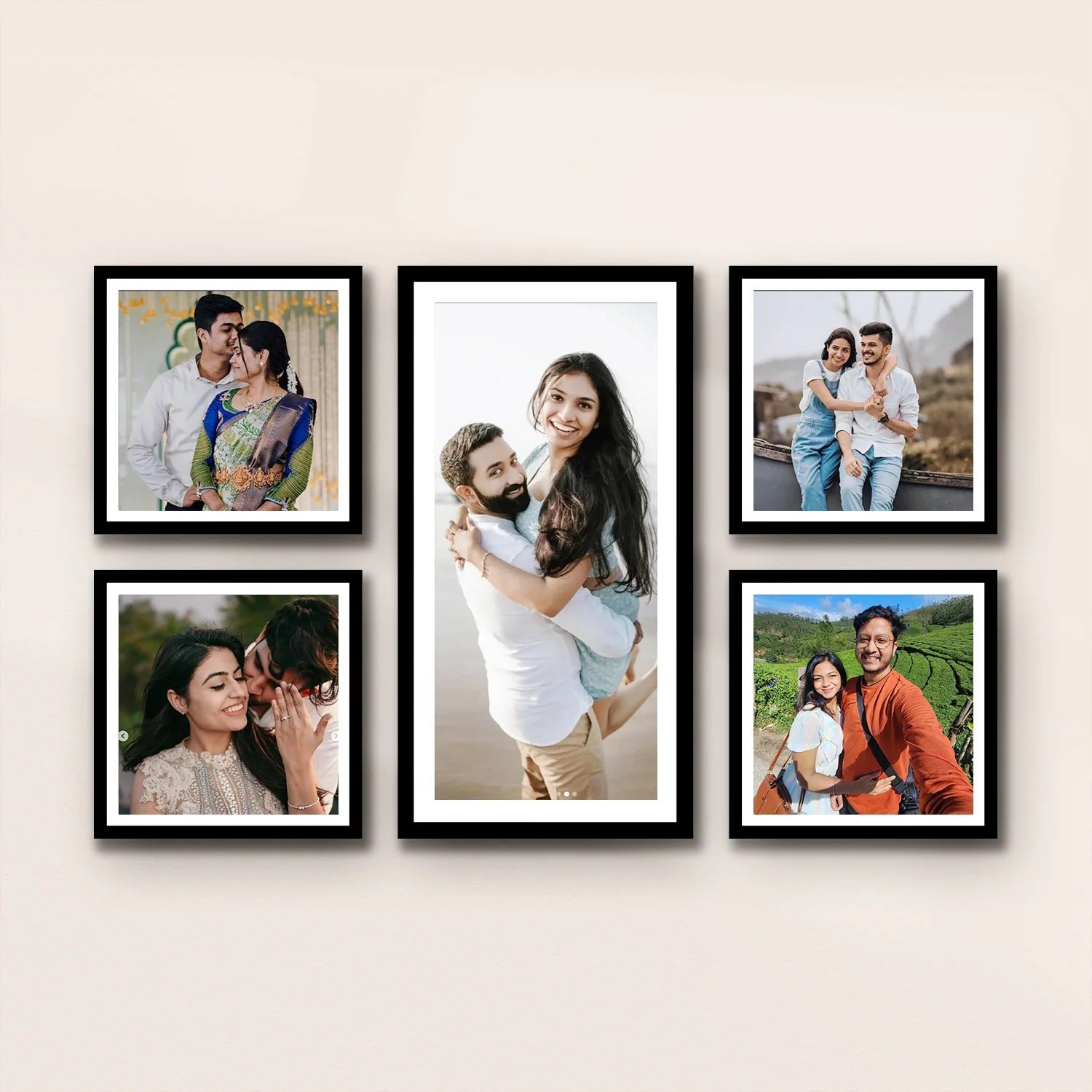 Photo Frame Set – 5 Pieces, Personalized