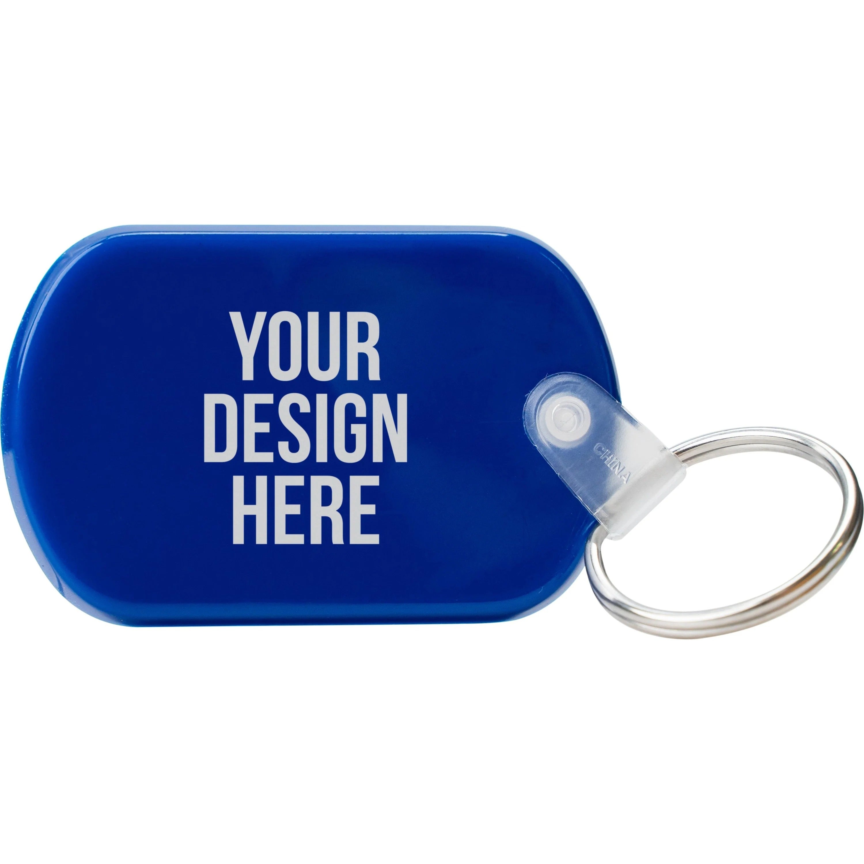 Customizable Plastic Keychain – Personalized