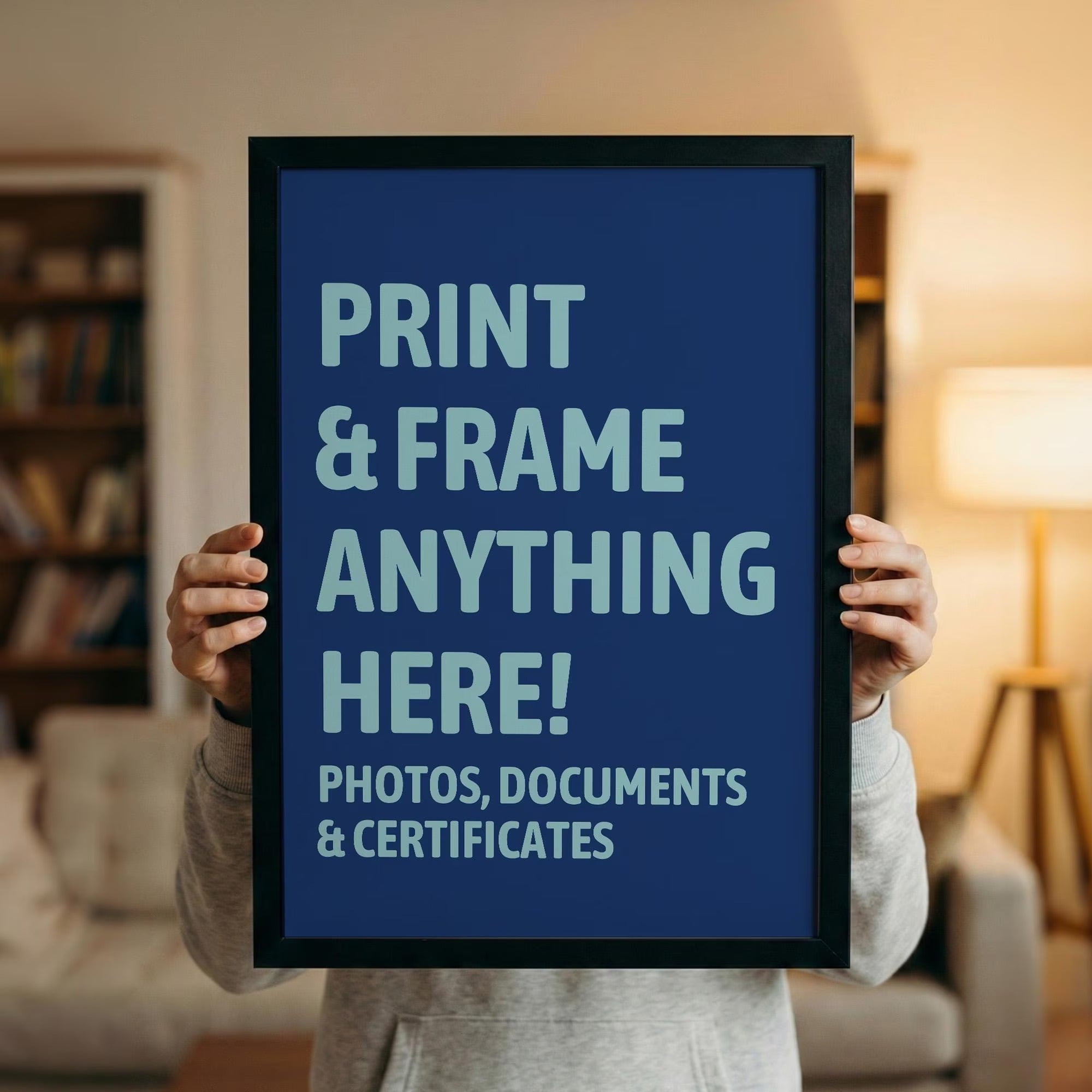 Certificate Frame – A4, Personalized