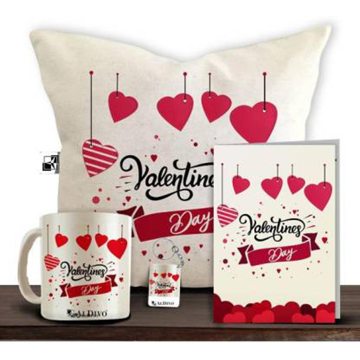 3-in-1 Customized Gift Set – Mug, Plate &amp; Cushion