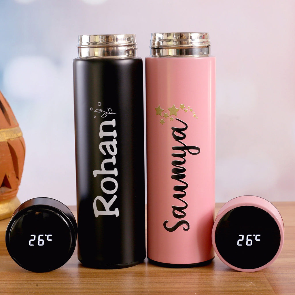 Customizable Temperature Bottle – Personalized