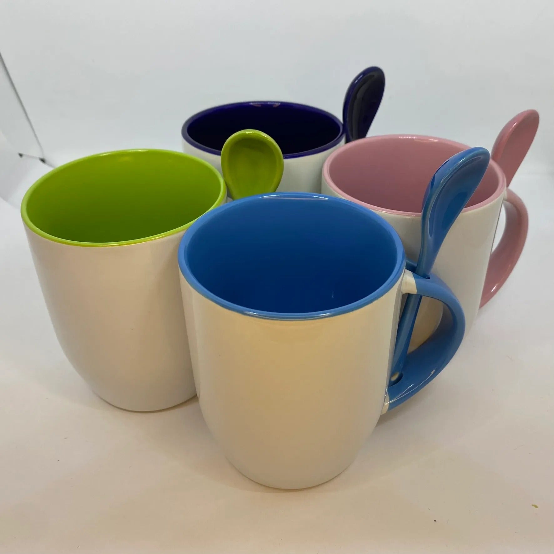 Spoon Color Mug with Spoon – Customizable