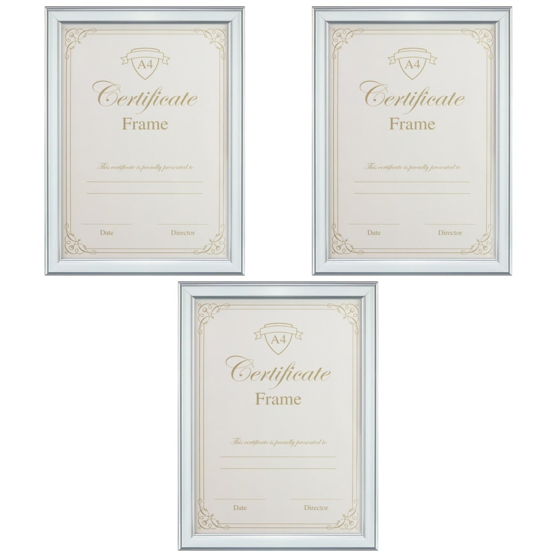 Certificate Frame – A4, Personalized