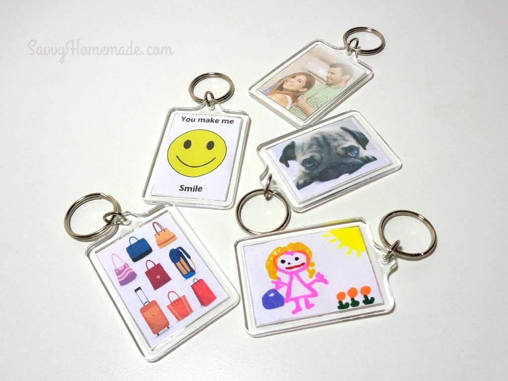 Customizable Plastic Keychain – Personalized