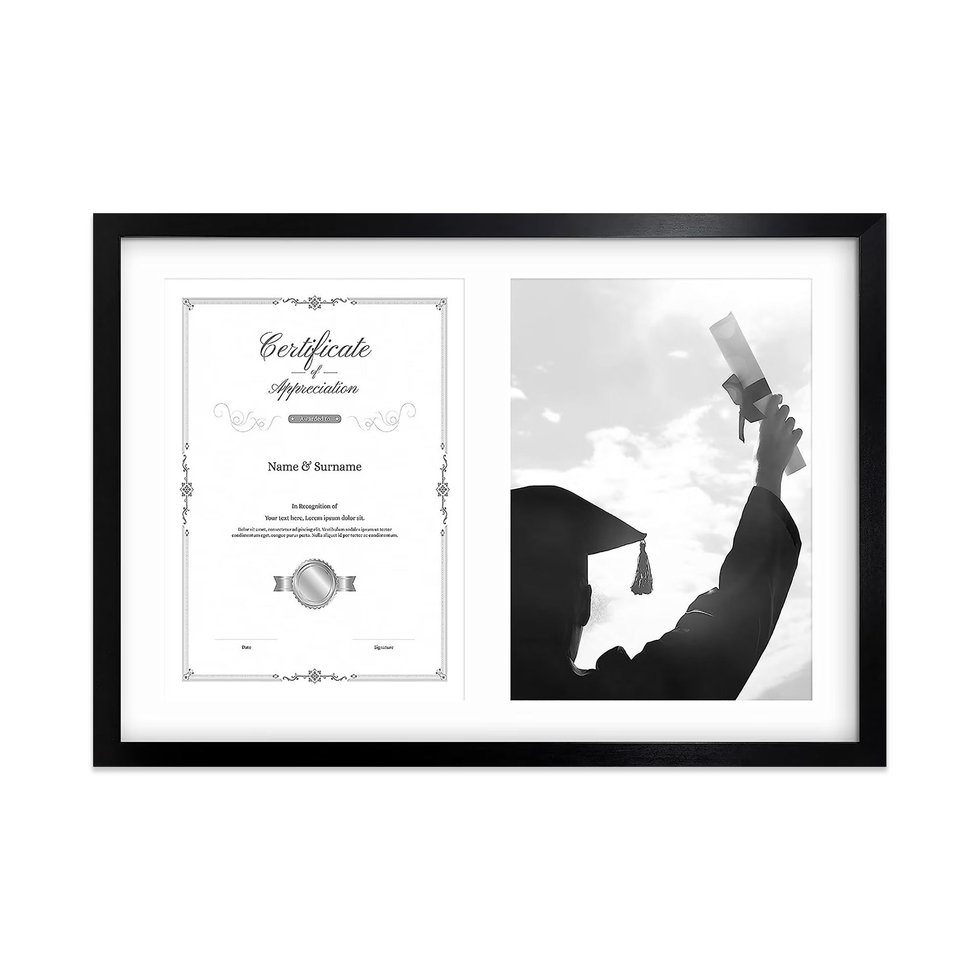 Certificate Frame – A4, Personalized