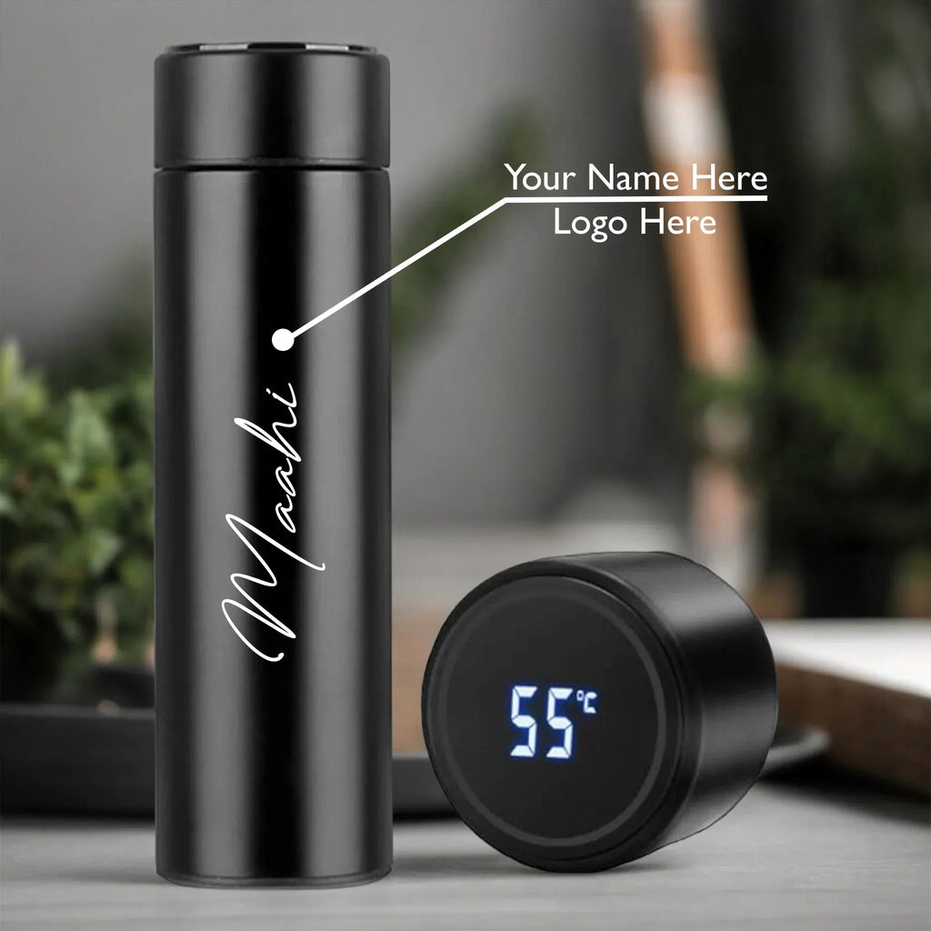 Customizable Temperature Bottle – Personalized