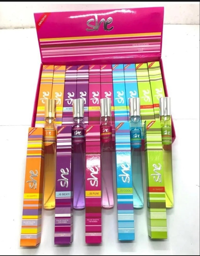 Pack of 5 SHE Perfumes for Women – 35ml Each