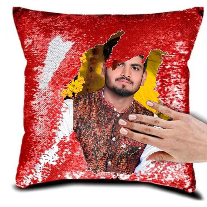 Customized Velvet Cushion – Personalized Home Décor