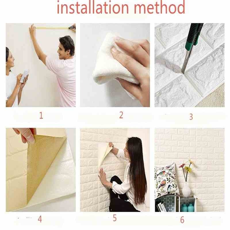 3D Wall Foam Panels – Decorative Wall Covering (Pack of Multiple Panels)