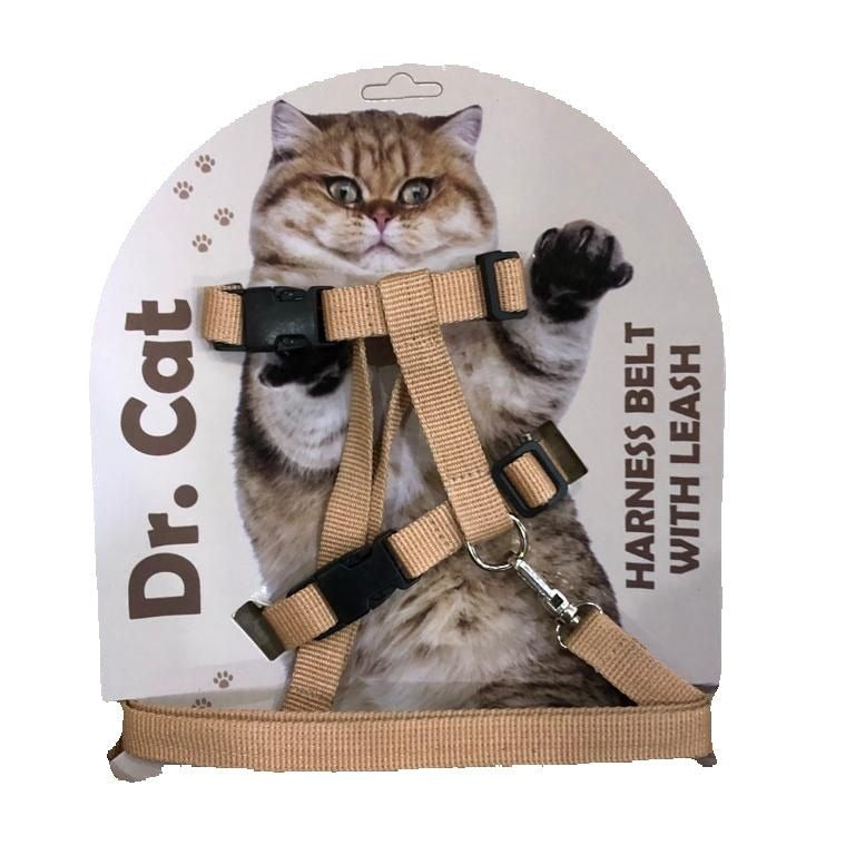 Cat Harness &amp; Leash – Adjustable and Comfortable
