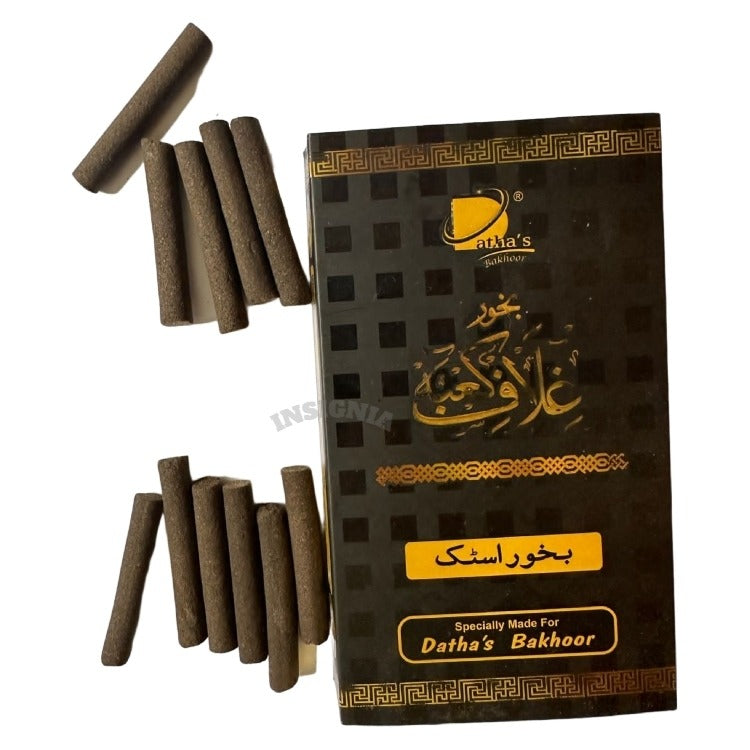 Ghilaaf-e-Kaaba Bakhoor – 12 Sticks with Burner