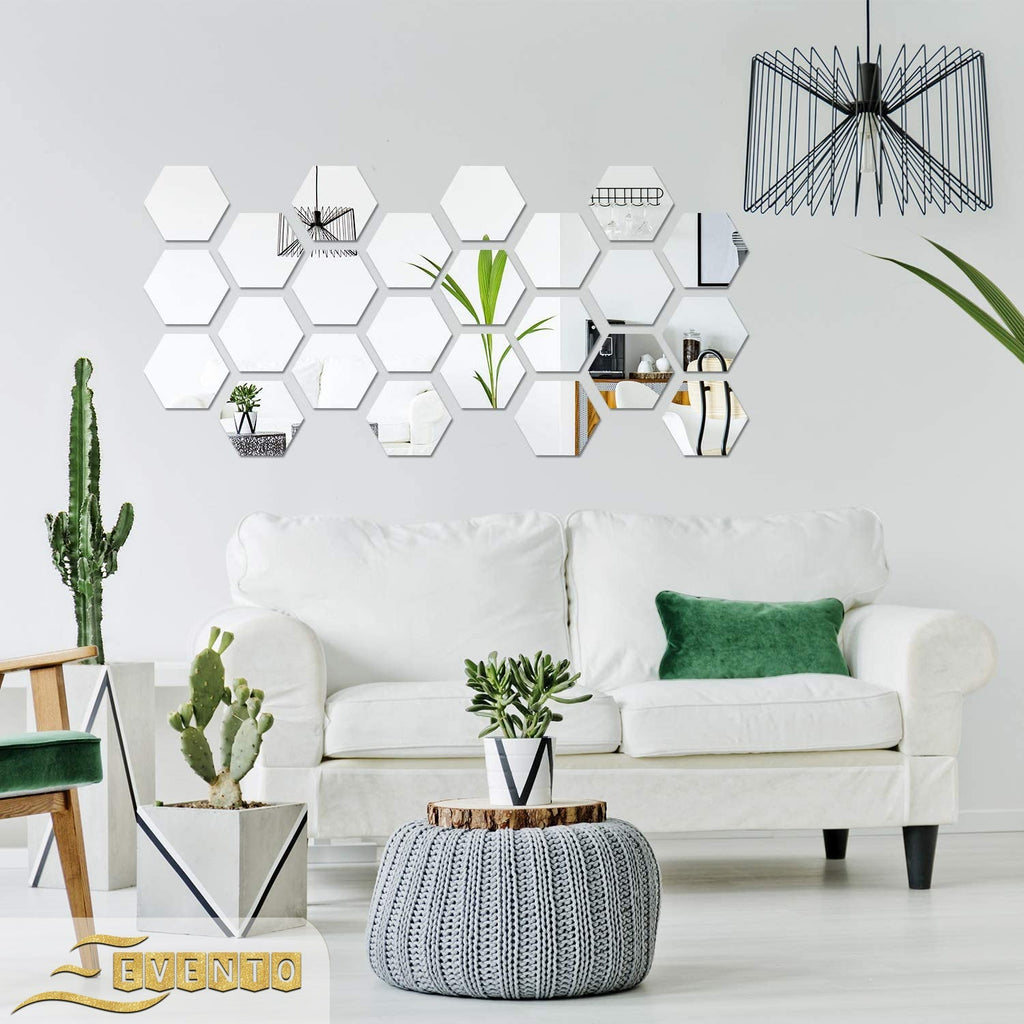 Hexagon Mirror – Decorative Wall Accent