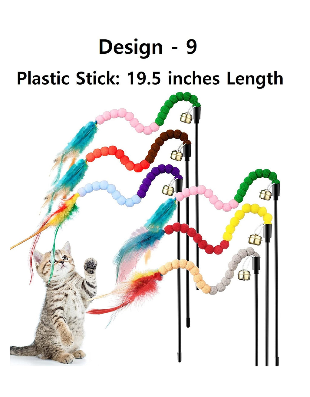 Cat Play Stick without\with Mice – Interactive Toy for Cats
