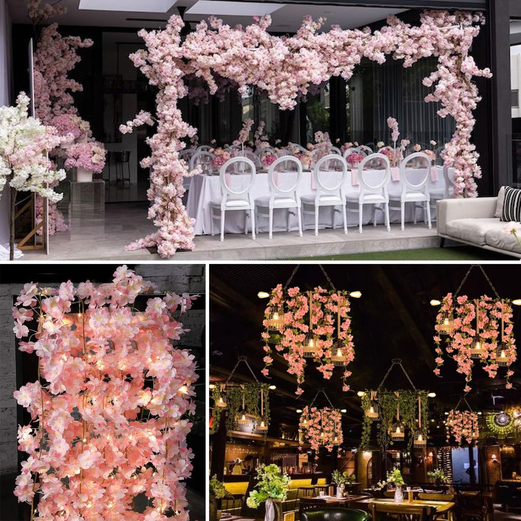 Cherry Blossom String Lights – 20 LED Decorative Fairy Lights